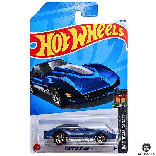 Hot Wheels Regular - Corvette Stingray - 5/5 & 109/250 -  Blue