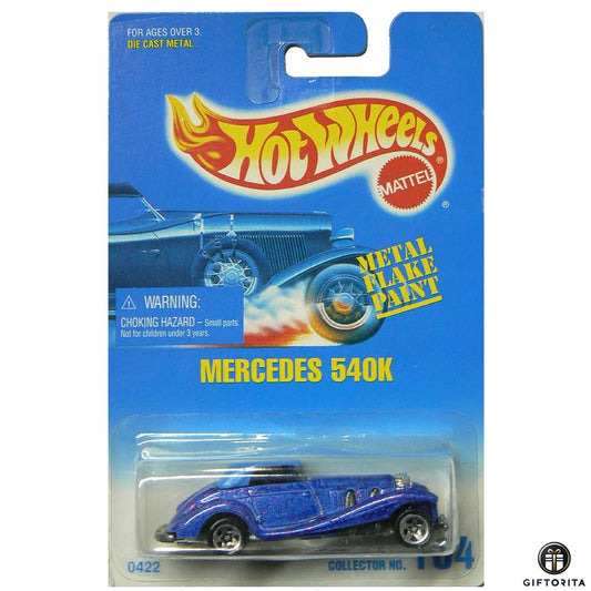 Hot Wheels Regular Mercedes –  Mercedes 540K - Blue