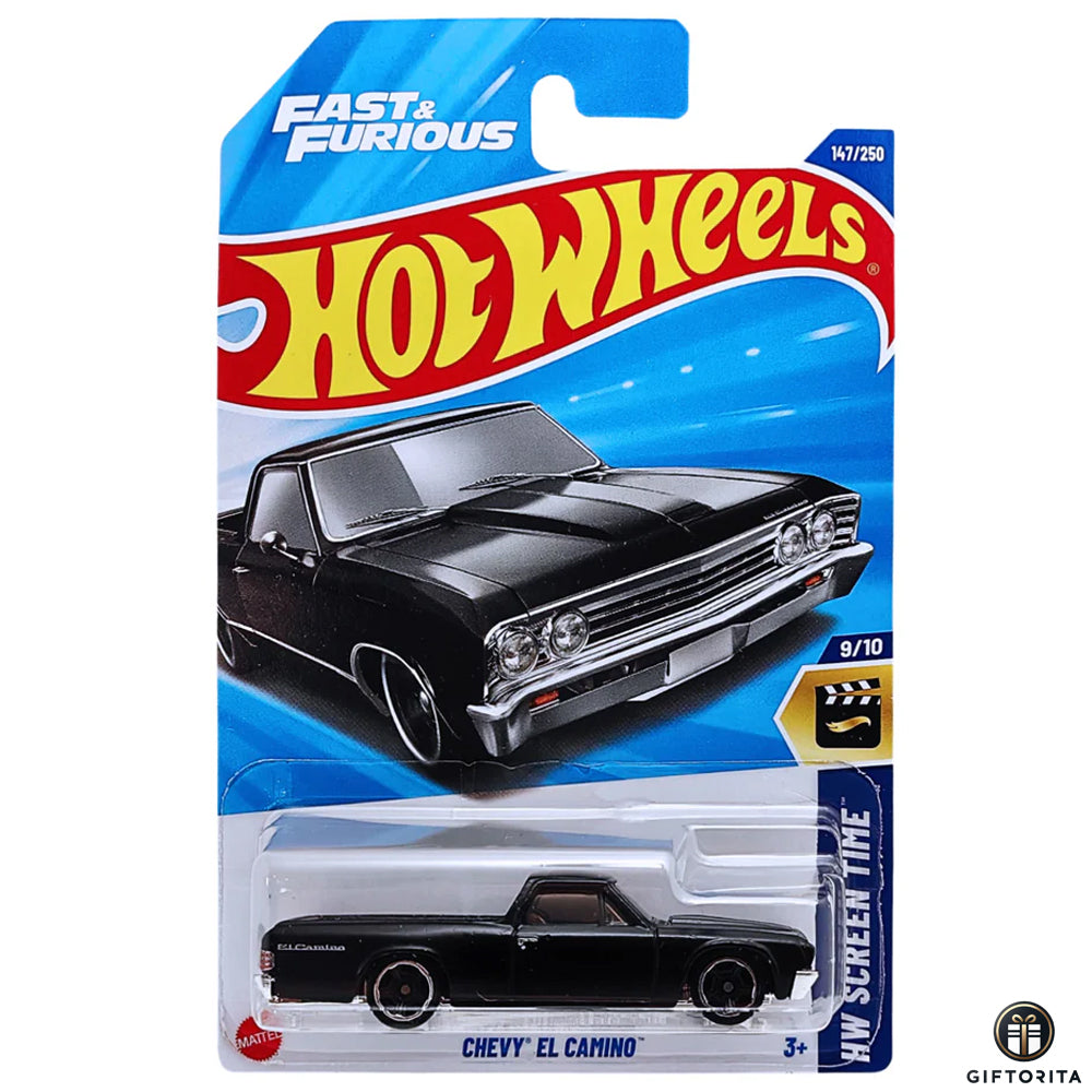 Hot Wheels Regular - Chevy EL Camino - 9/10 & 147/250 - Black