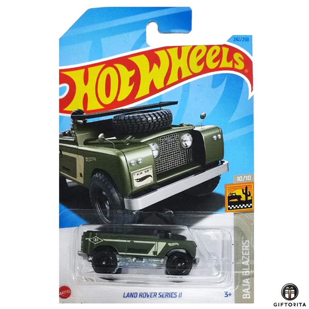 Hot Wheels Regular – Land Rover Series II – 10/10 & 242/250 – Green