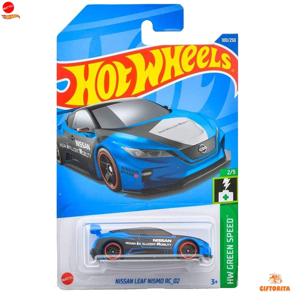 Hot Wheels Regular Nissan 1 – Nissan Leaf Nismo RS 02 – 2/5 & 100/250 – Blue & Black