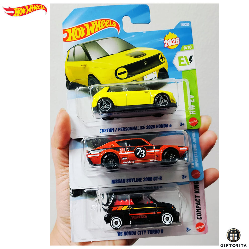 Hot Wheels Regular Short Card Set Of 3 Car # G