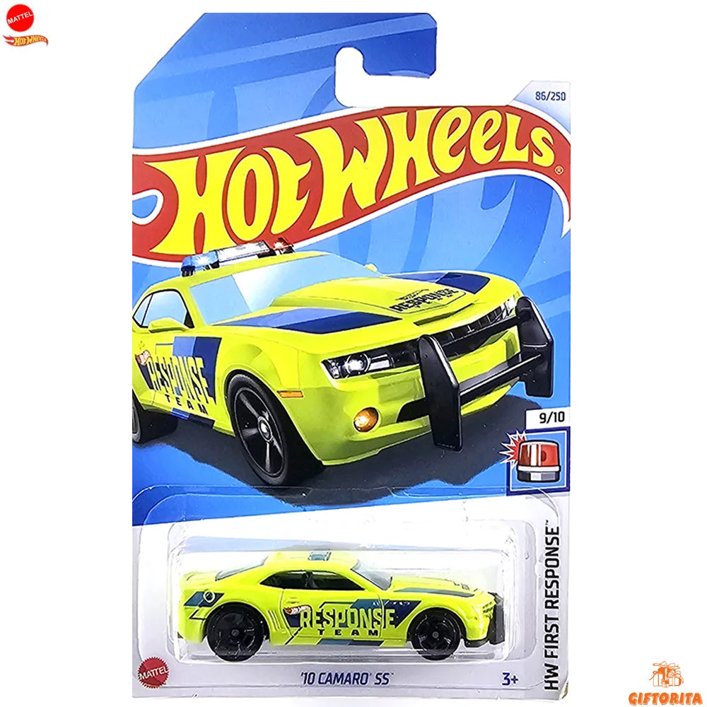 Hot Wheels Regular Camaro -  10 Camaro SS - 9/10 & 86/250 - Green