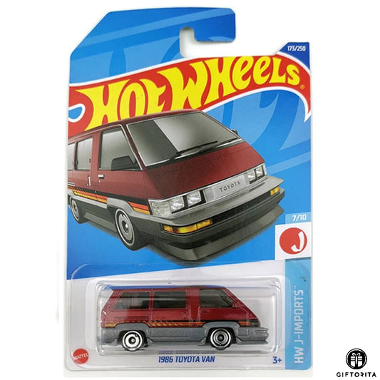 Hot Wheels Regular Toyota 2 – 1986 Toyota Van – 7/10 & 173/250 – Maroon