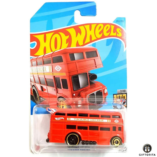 Hot Wheels Regular Bus – Trouble Decker – 7/10 & 202/250 – Red