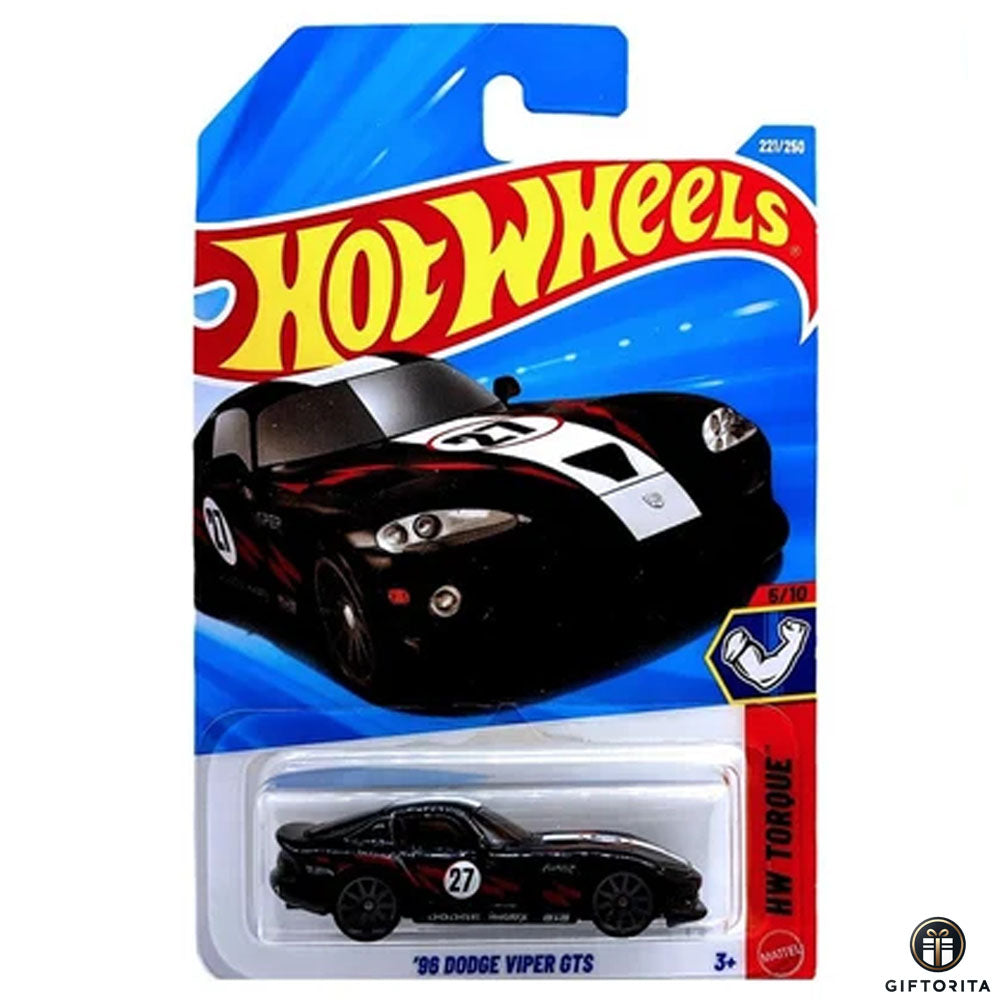 Hot Wheels Regular - 96 Dode Viper GTS - 5/10 & 221/250 - Black
