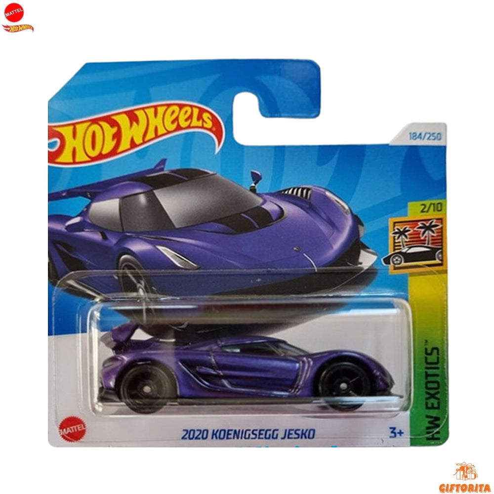 Hot Wheels Regular Short Card – 2020 Koenigsegg Jesko – 2/10 & 184/250