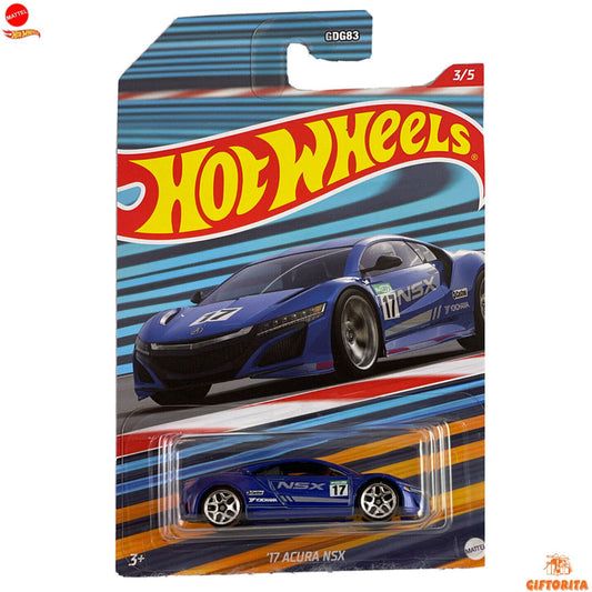 Hot Wheels Regular – 17 Acura NSX - 3/5 -Blue