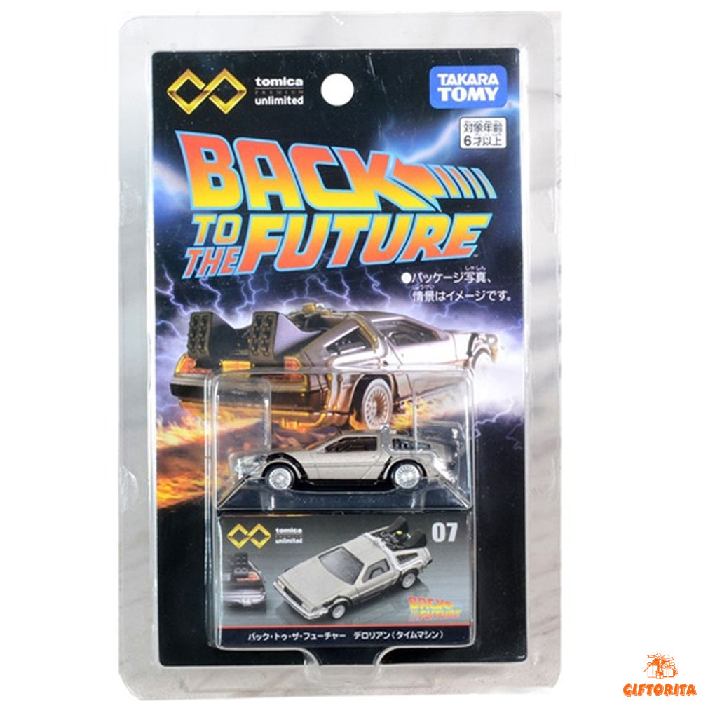 Tomica Premium 1:64 Die Cast – UNLIMITED 07 – Back To The Future