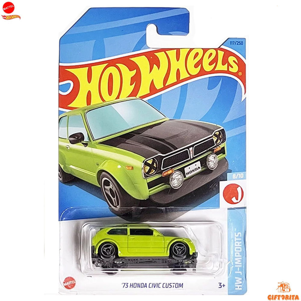 Hot Wheels Regular 2 – 73 Honda Civic Custom 8/10 & 117/250 – Green