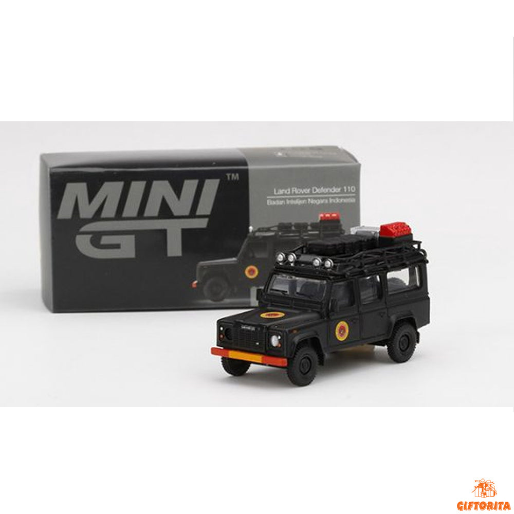 MINI GT 1:64 Die Cast # 158 – Land Rover Defender 110 Badan Intelijen Negara Indonesia