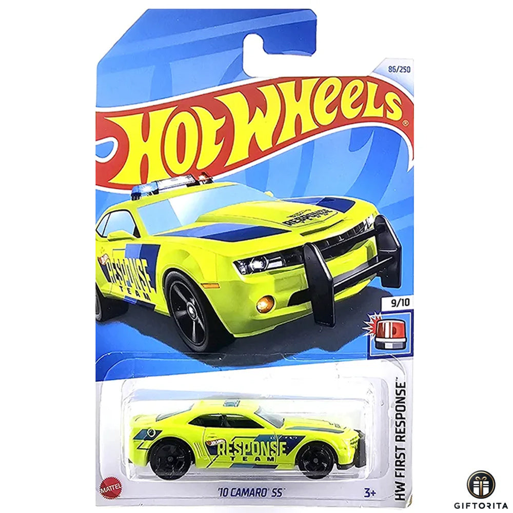 Hot Wheels Regular Camaro -  10 Camaro SS - 9/10 & 86/250 - Green