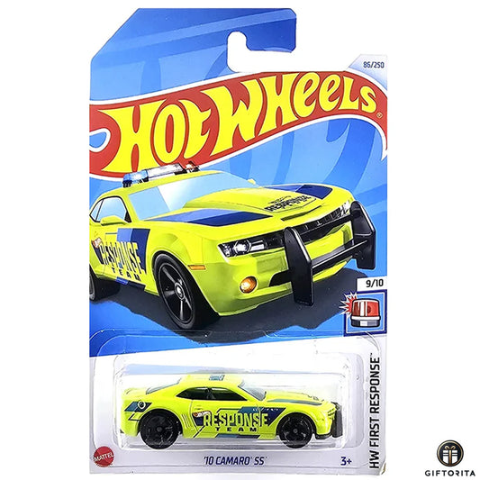 Hot Wheels Regular Camaro -  10 Camaro SS - 9/10 & 86/250 - Green