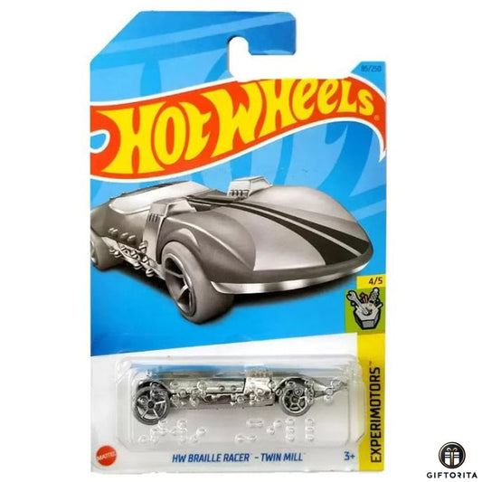 Hot wheels Regular Twin Mill – HW Braille Racer – Twin Mill - 4/5 & 85/250 - Silver