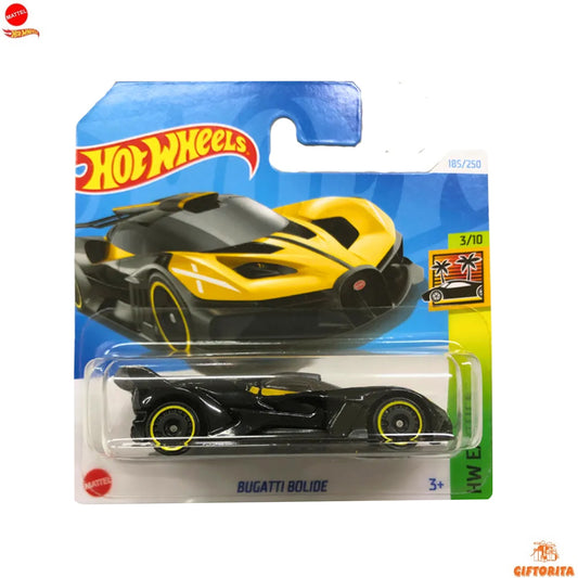 Hot Wheels Regular Short Card – Bugatti Bolide – 3/10 & 185/250