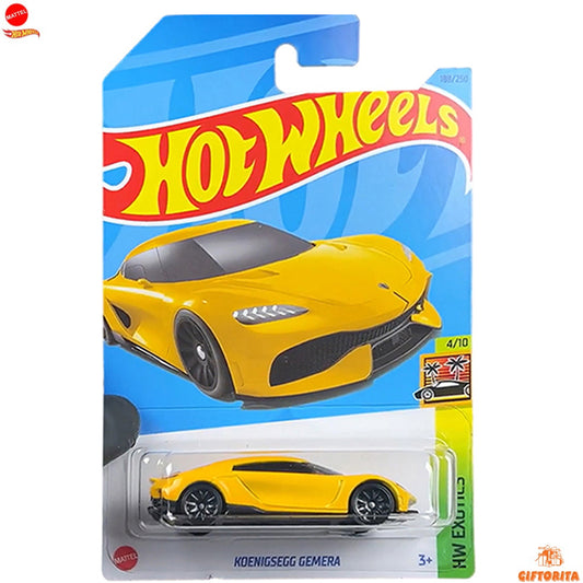 Hot Wheels Regular Gemera – Koenigsegg Gemera – 4/10 & 188/250 – Yellow