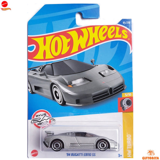 Hot Wheels Regular Bugatti  - 94 Bugatti EB110 SS – 5/10 – 65/250 – Silver