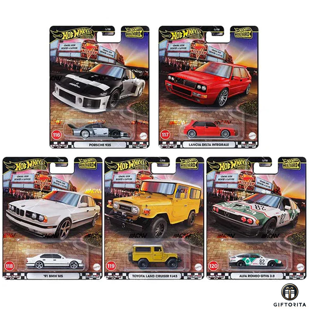Hot Wheels Premium Boulevard Set Of 5 #116-120 (P01695)