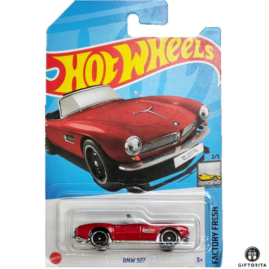 Hot Wheels Regular BMW -  BMW 507 - 2/5 & 120/250 – Red