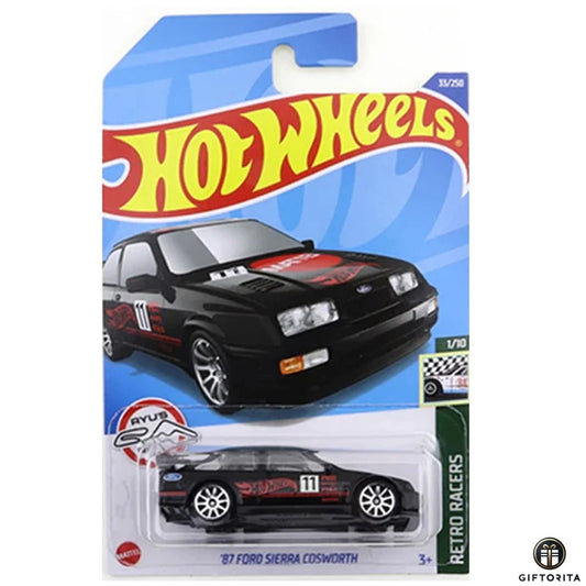Hot Wheels Regular Ford 2 – 87 Ford Sierra Cosworth – 1/10 & 33/250 – Black
