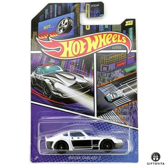 Hot Wheels Regular Nissan 2  – Nissan Fairlady Z – 2/5 – White & Black