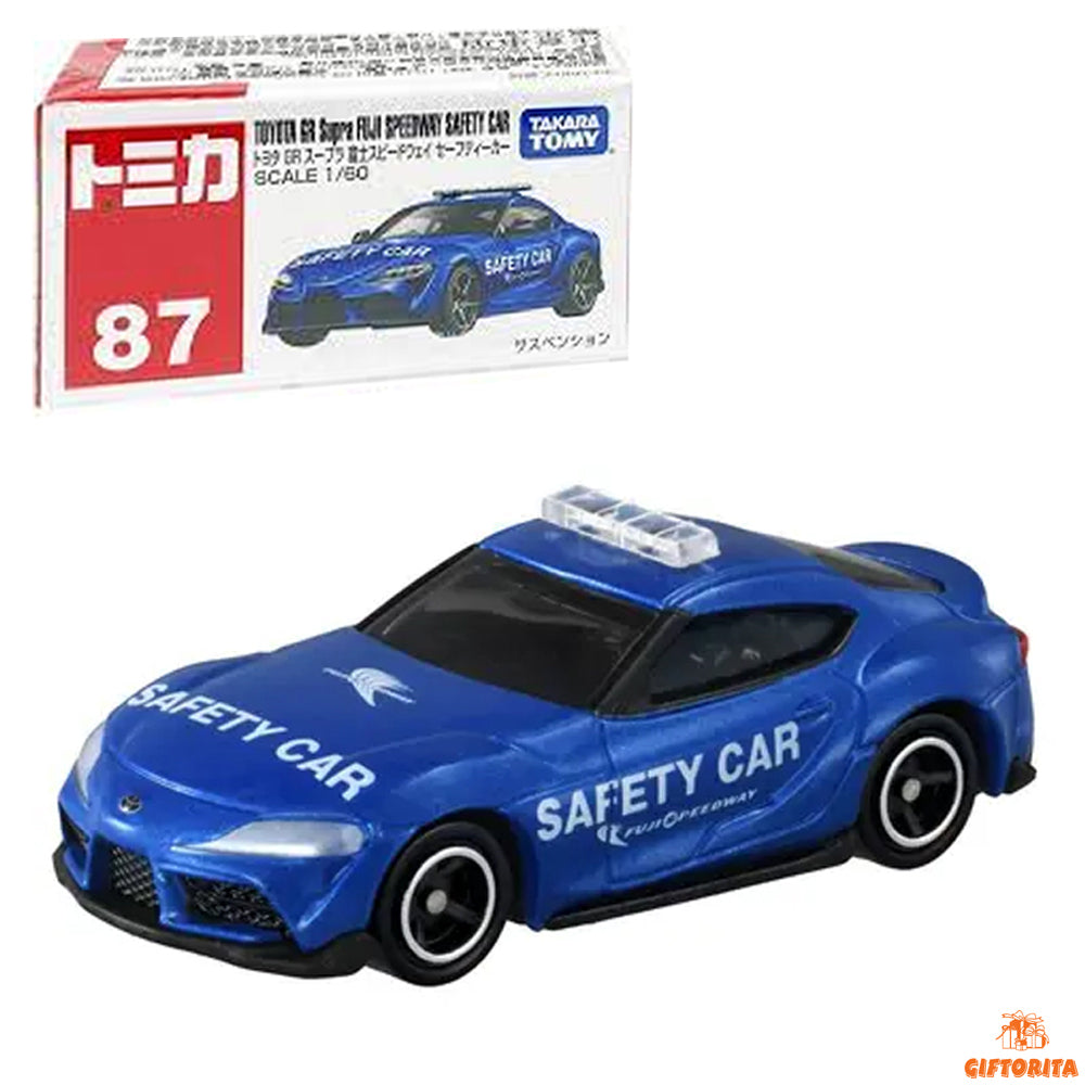 Die Cast 1:60 – Tomica Regular 87 – Toyota GR Supra Fuji Speedway Safety Car