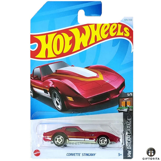 Hot Wheels Regular Corvette -  Corvette Singray – 5/5 & 109/250 – Red
