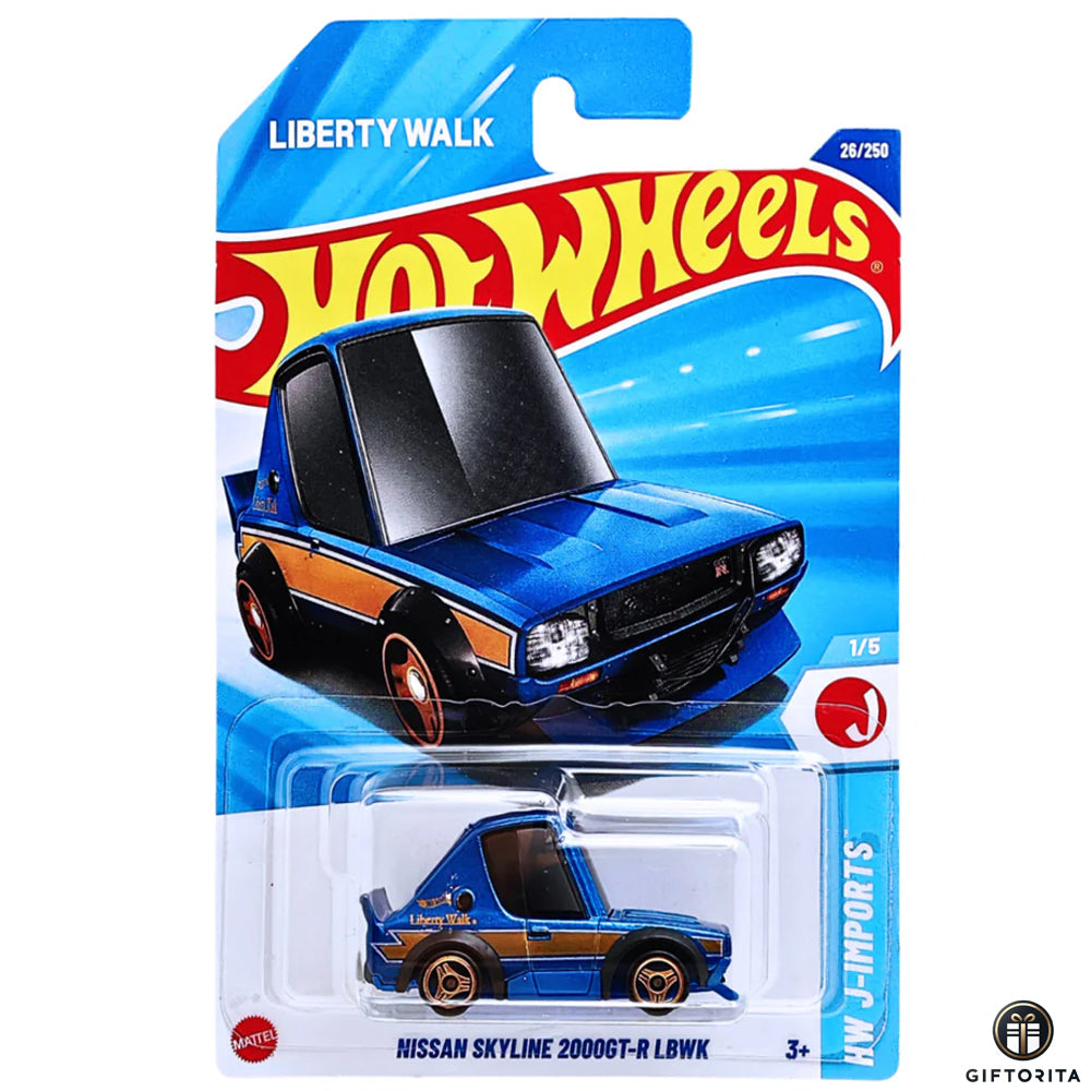 Hot Wheels Regular - Nissan skyline 2000Gt-R LBWK - 1/5 & 26/250