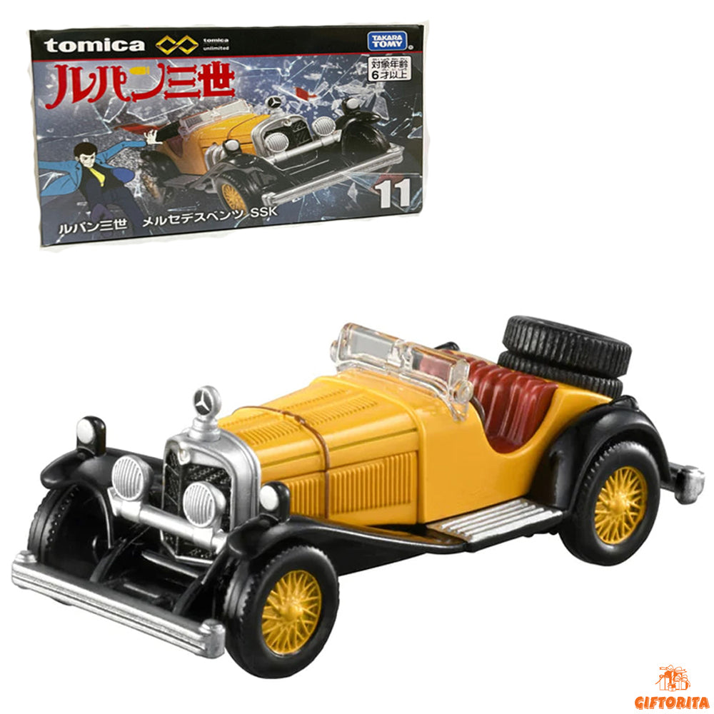 Tomica Premium 1:64 Die Cast – Unlimited 11 Lupin the 3rd Mercedes-Benz SSK