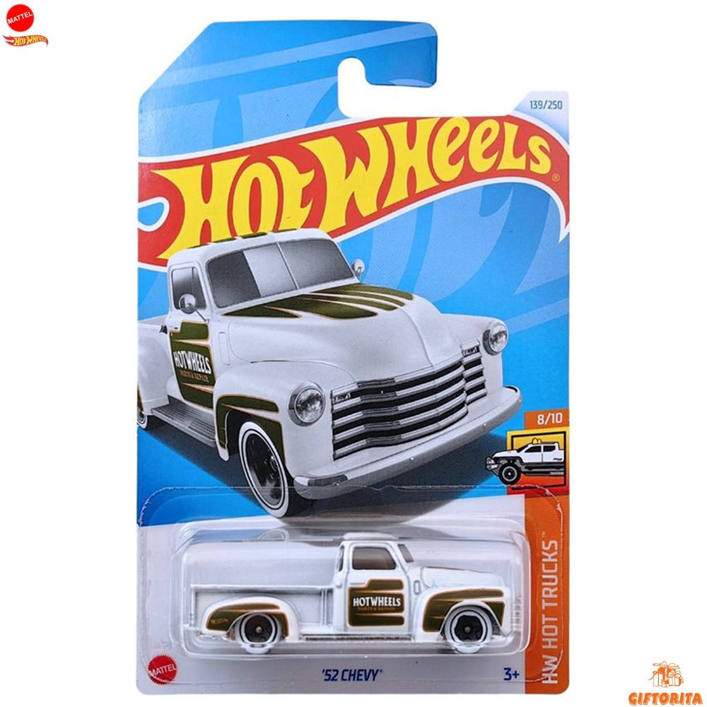 Hot Wheels Regular – 52 Chevy – 8/10 & 139/250 – White