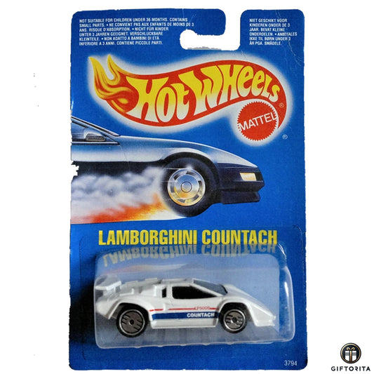 Hot Wheels Regular Lamborghini – Lamborghini Countach - White
