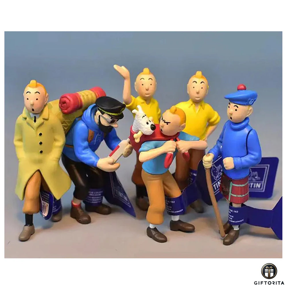 Action Figure – Tin Tin Set of 6 Pcs (P01267)