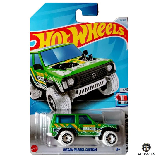 Hot Wheels Regular 2  –  Nissan Patrol Custom – 5/10 & 34/250 – Green