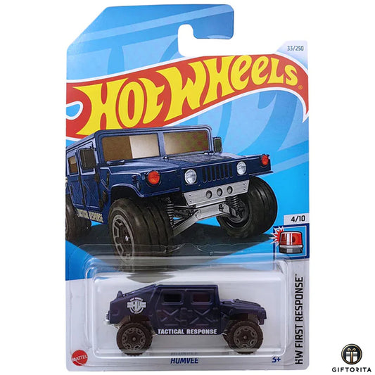 Hot Wheels Regular Humvee – Humvee – 4/10 & 33/250 – Blue