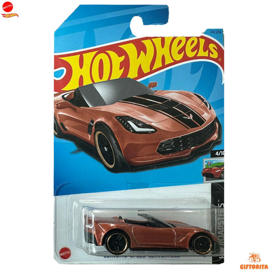 Hot Wheels Regular Corvette -  Corvette C7 Z06 Convertible – 4/10 & 34/250 – Rose Gold