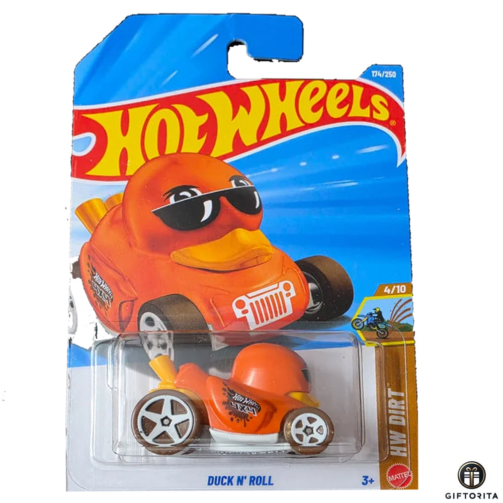 Hot Wheels Regular - Duck N roll -4/10 & 174/250 -Orange