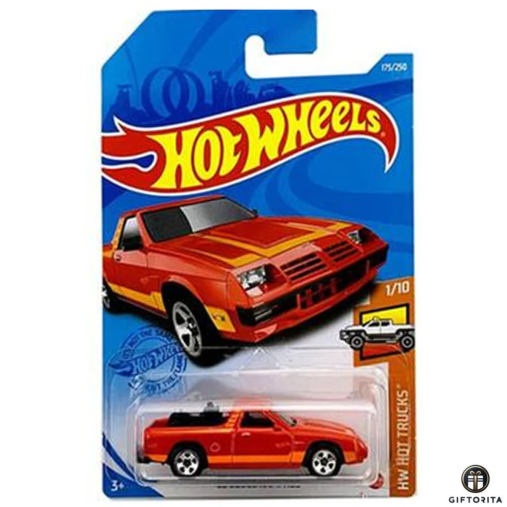 Hot Wheels Regular Dodge 1  –  82 Dodge Rampage  –  1/10 & 175/250  – Red