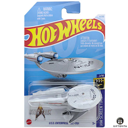 Hot Wheels Regular Star Trek – U.S.S ENTERPRISE NCC-1701 – 2/10 & 4/250 – White