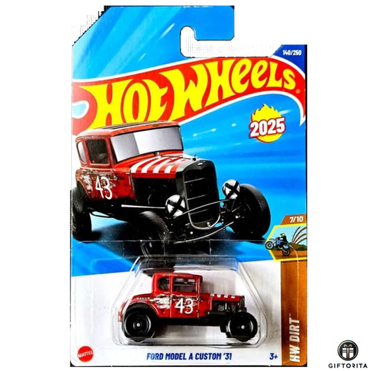 Hot Wheels Regular - Ford Model A Custom 31 - 7/10 & 140/250 - Red