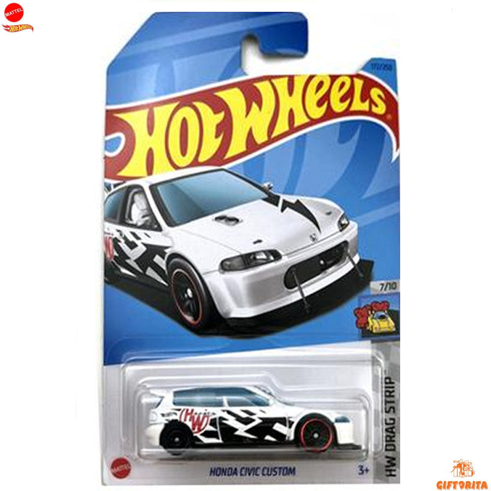 Hot Wheels Regular 2 – Honda Civic Custom 7/10 & 172/250 – White