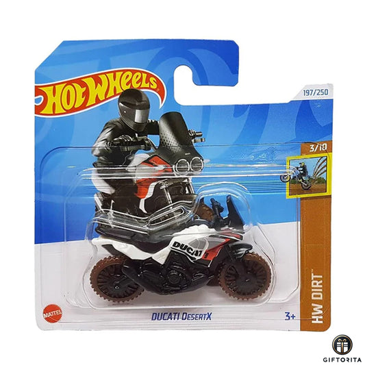 Hot Wheels Regular Short Card – Ducati Desertx – 3/10 & 197/250