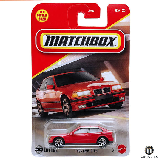 Matchbox Regular Card (P00015) - 1995 BMW 318ti - 05/125 - Red