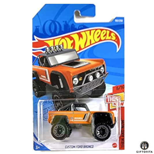 Hot Wheels Regular Ford 1  – Custom Ford Bronco – 6/10 & 163/250 – Orange