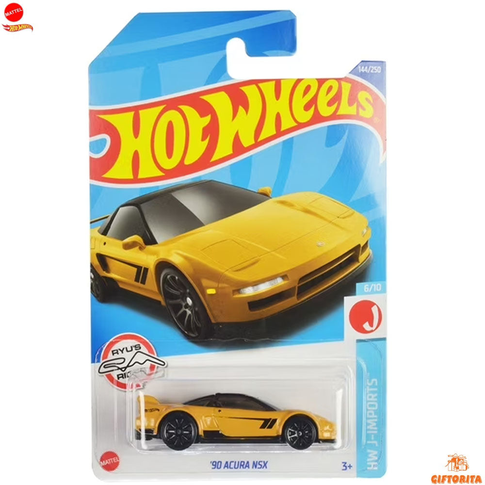 Hot Wheels Regular – 90 Acura  NSX - 6/10 & 144/250 -Yellow