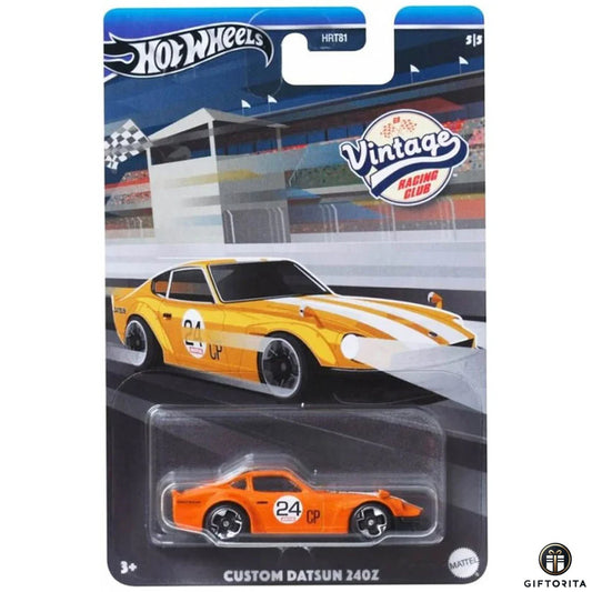 Hot Wheels Regular Datsun - Vintage Racing Club - Custom Datsun 240Z - 5/5 - Orange