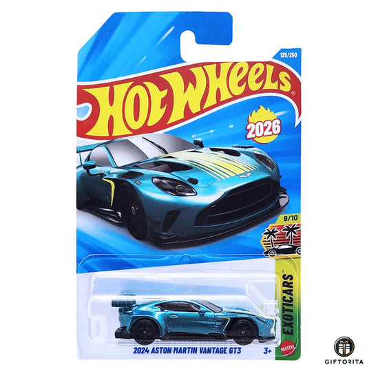 Hot Wheels Regular - 2024 Aston Martin Vantage GT3 - 9/10 & 125/250 - Green
