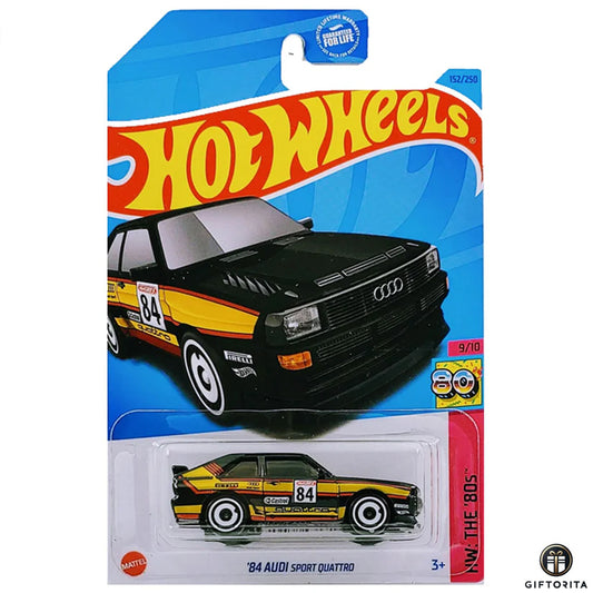 Hot wheels Regular – 84 Audi Sport Quattro 9/10 & 152/250 – Black