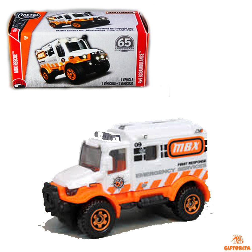 MATCHBOX ( BOX) P00016 – Mbx Rescue 4×4 Scrambulance