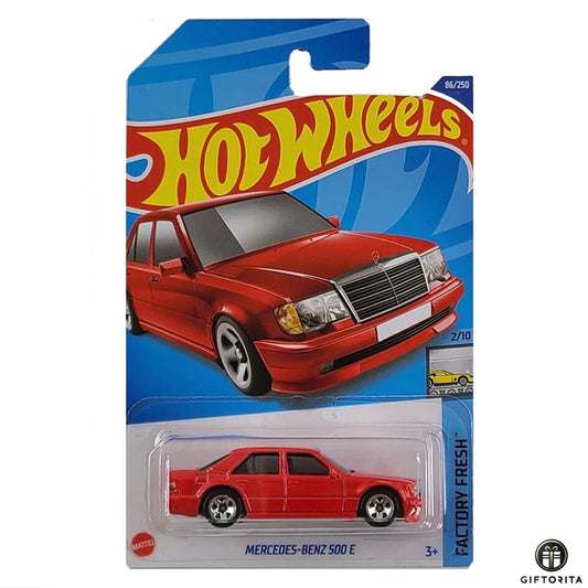 Hot Wheels Regular Mercedes – Mercedes-Benz 500 E – 2/10 & 86/250 – Red