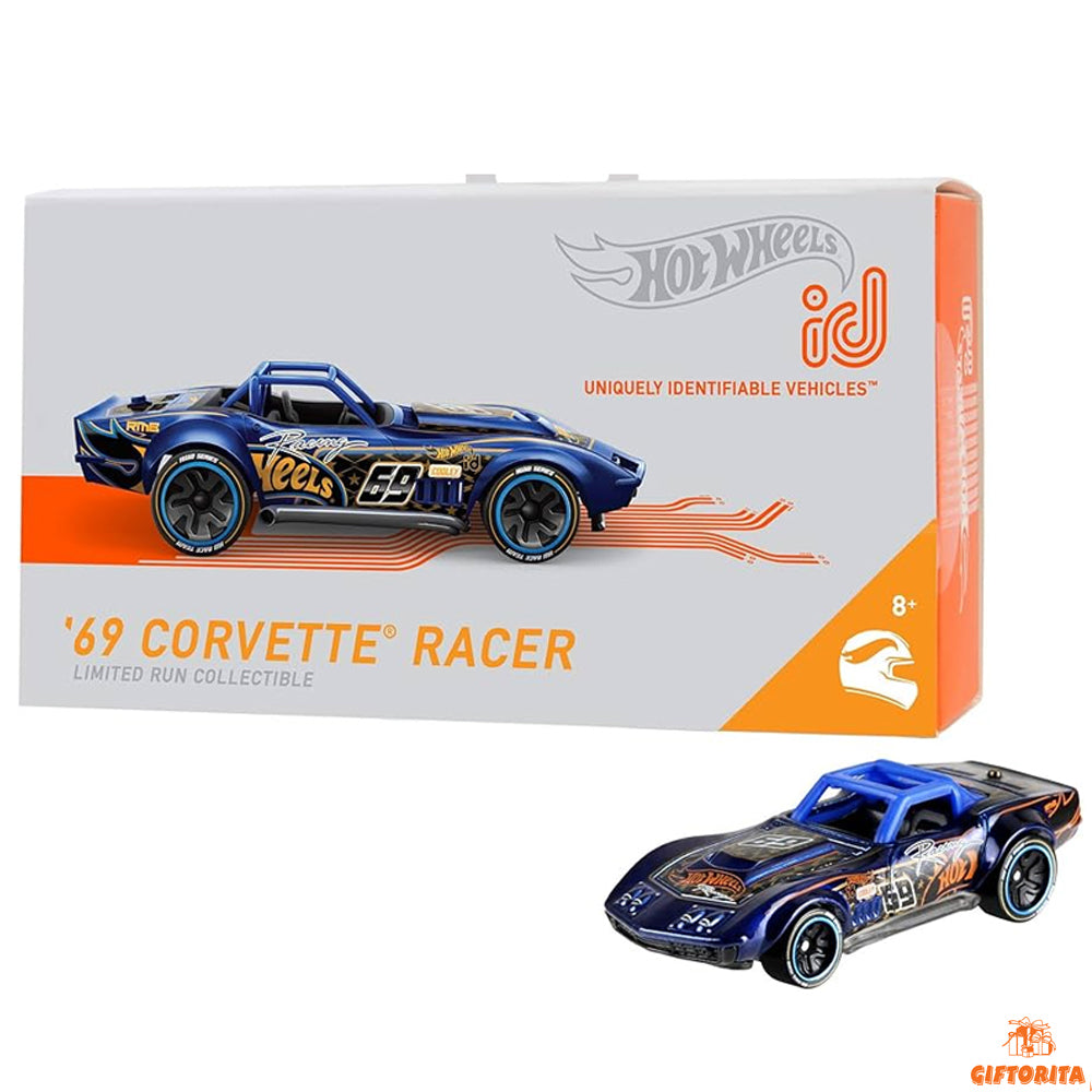 Hot Wheels Regular ID Car (P01221) – 69 Corvette Racer